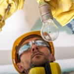 Common Home Inspection Pitfalls To Avoid Electrician Checking Cables In A Lighting System T Y4JEKZQ 1 1 150x150